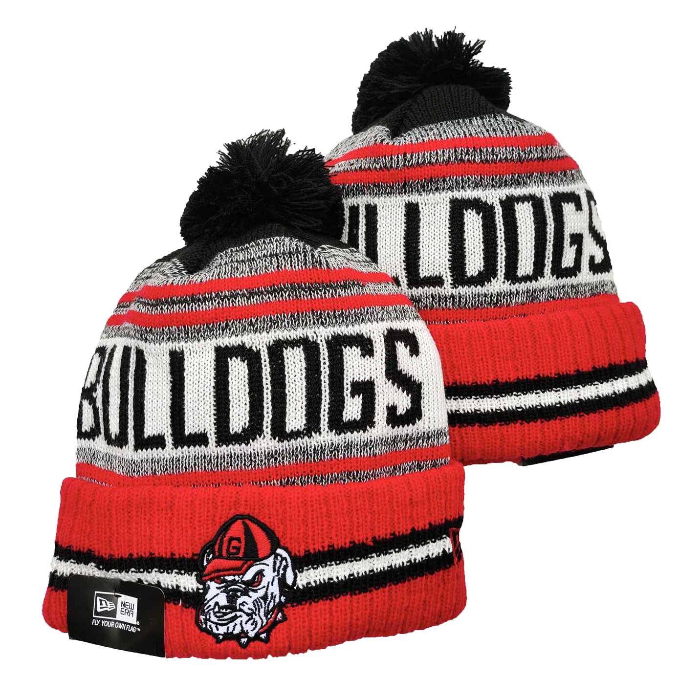 Georgia Bulldogs Knit Hats 003